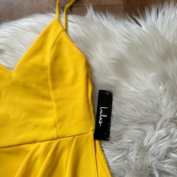 LULU’S Forever Your Girl Yellow Bodycon Dress - Picture 4 of 8